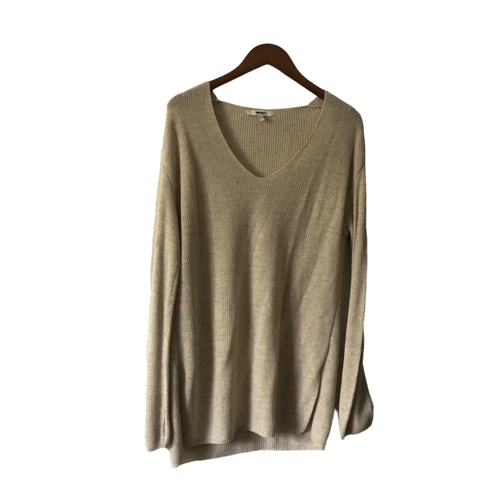 Koton Loose Fit Knit Sweater size large - cream colour